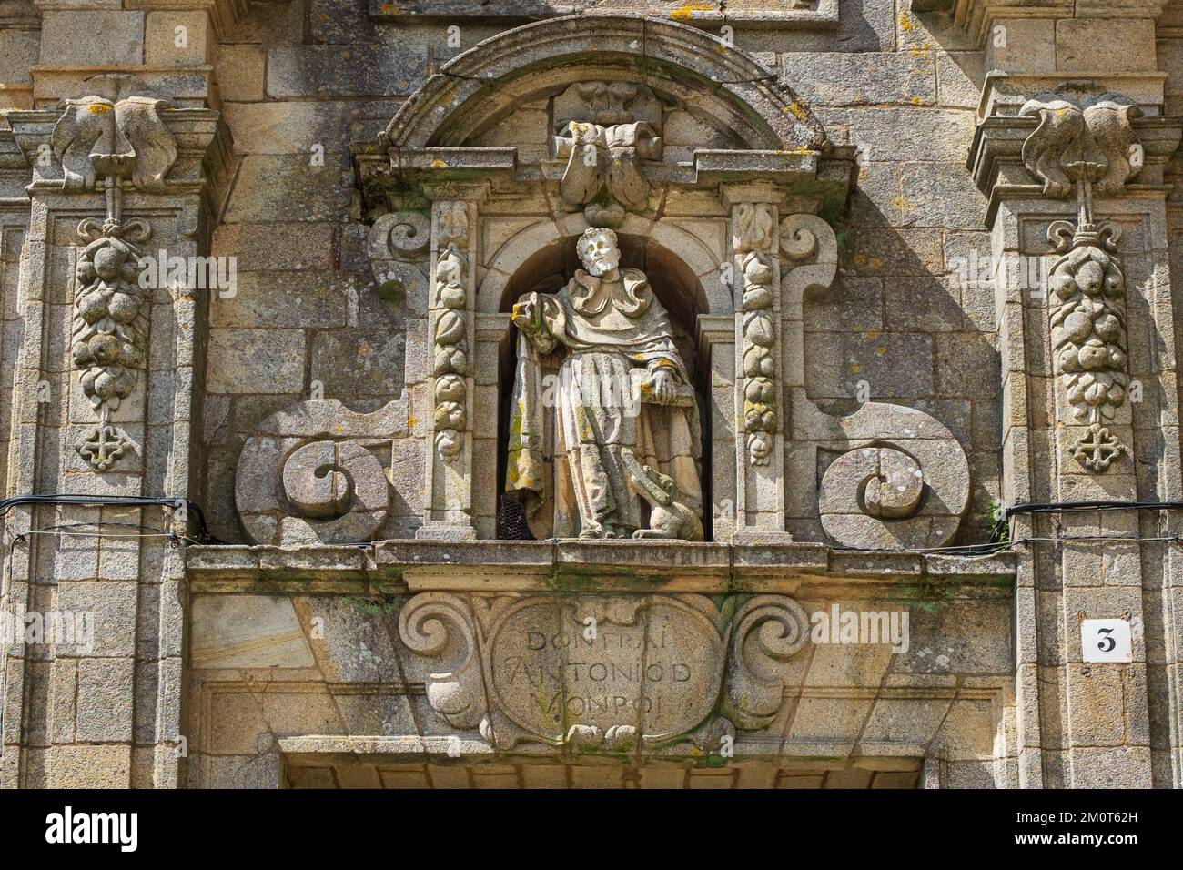 Spagna, Galizia, Santiago de Compostela, la città vecchia (patrimonio dell'umanità dell'UNESCO), il Museo del popolo galiziano (Museo do Pobo Galego) nell'ex convento domenicano San Domingos de Bonaval Foto Stock