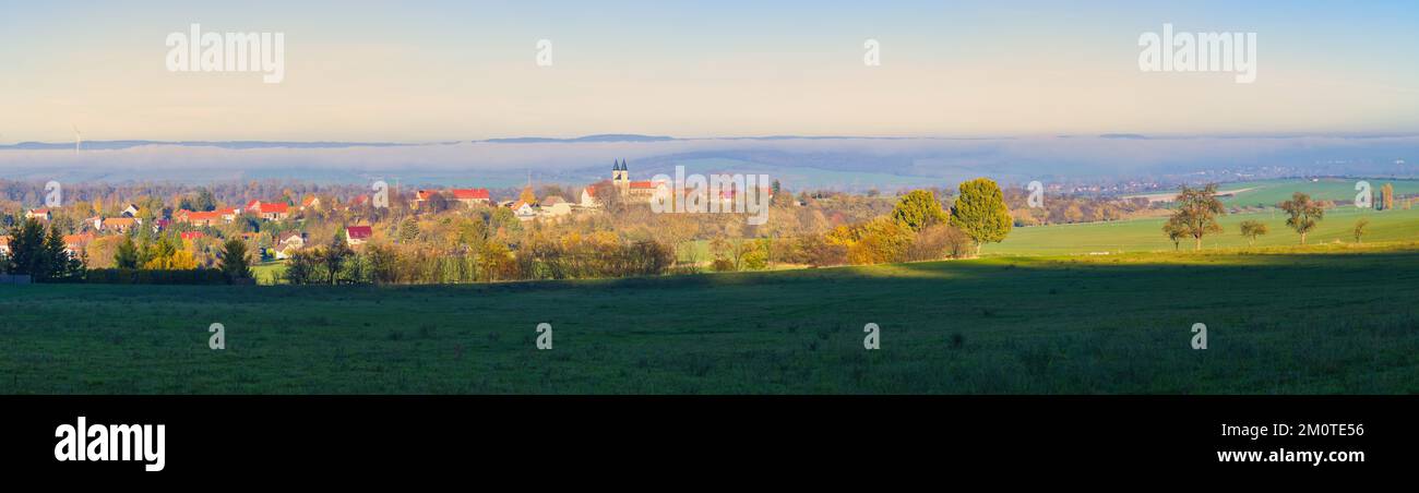 Vista panoramica in Germania Bleicherode Foto Stock