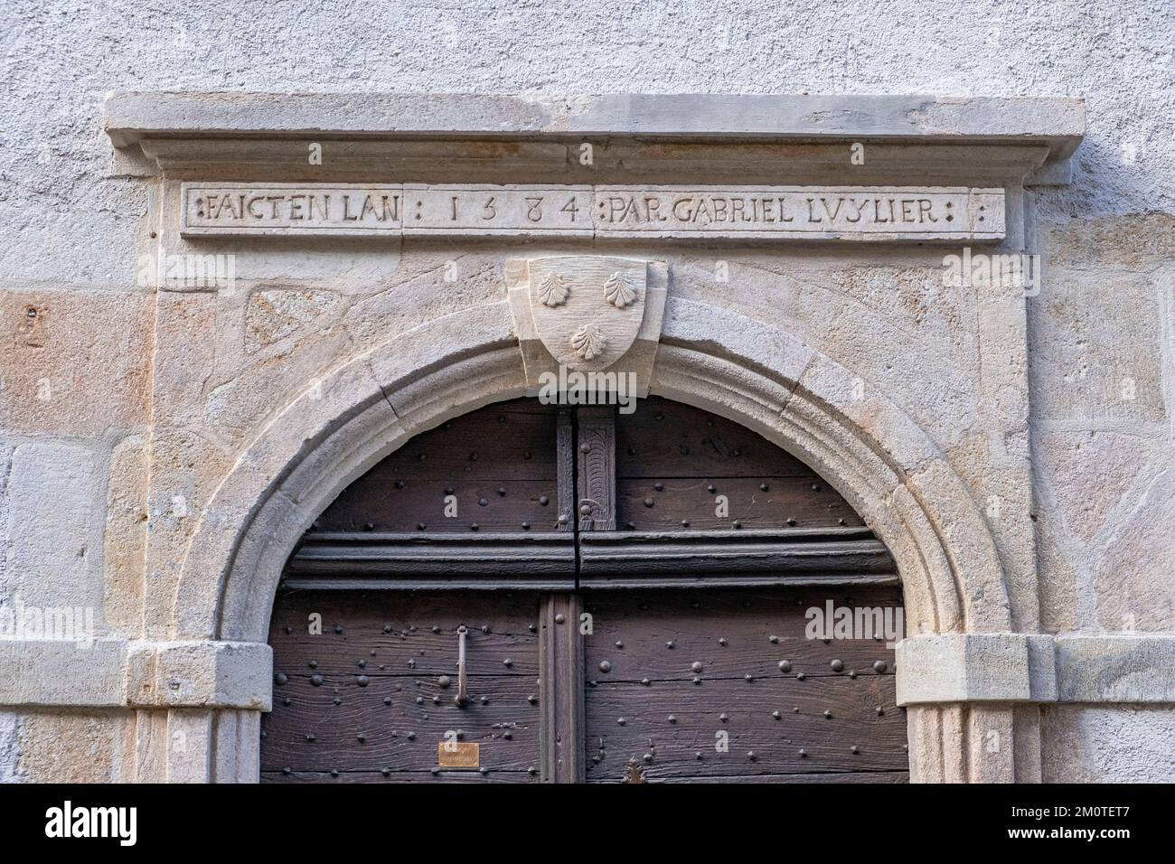 Francia, Allier, villaggio di Herisson etichettato Petites CITES de Caractere, Bourbonnais Foto Stock