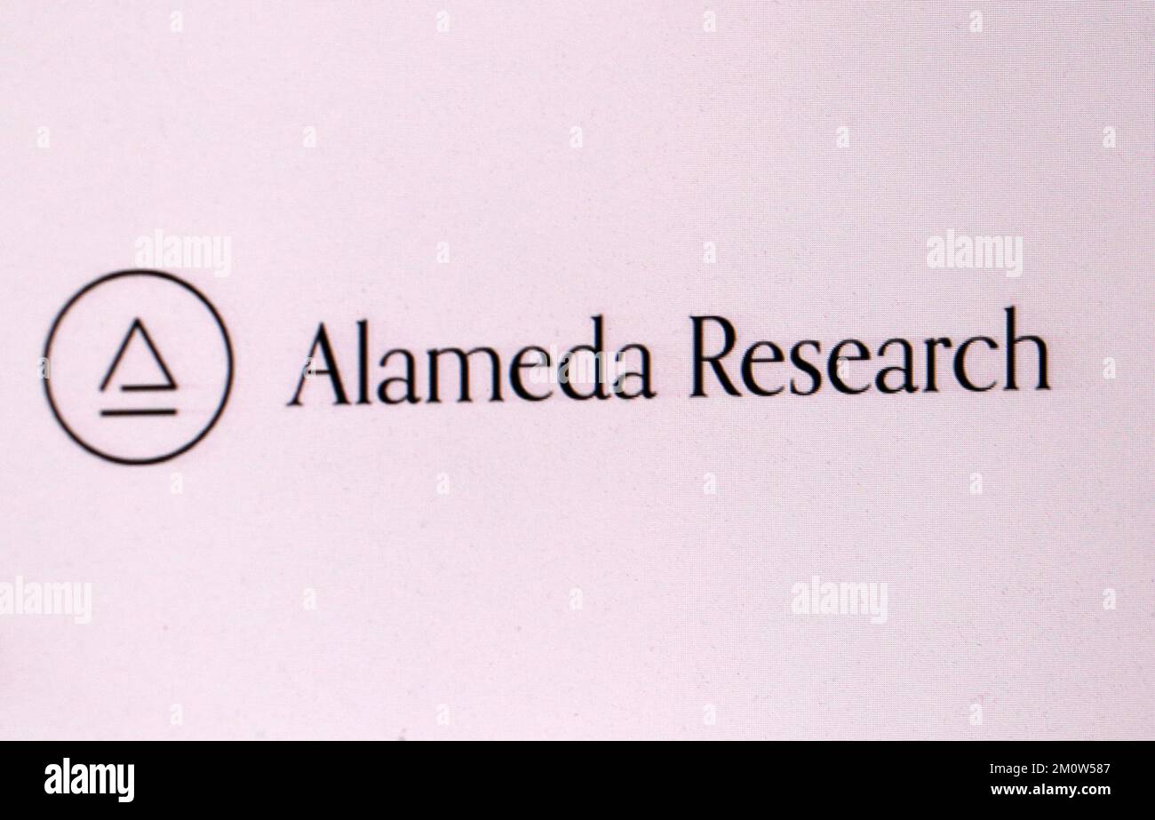 Logo/ Marchenname/ brand name: Alameda Research, FTX, Berlin (nur fuer redaktionelle Verwendung. Keine Werbung. Referenzdatenbank: http://www.360-berl Foto Stock