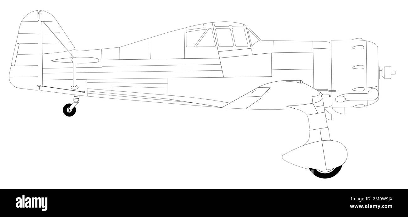 Prototipo Fokker D.21 Foto Stock