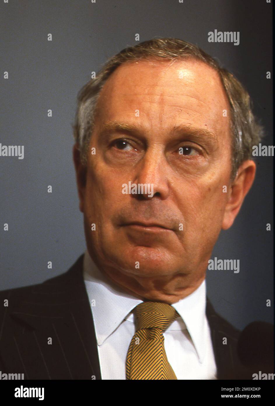 Il sindaco Michael Bloomberg parla al National Press Club di Washington DC fotografia di Dennis Brack bb86 Foto Stock