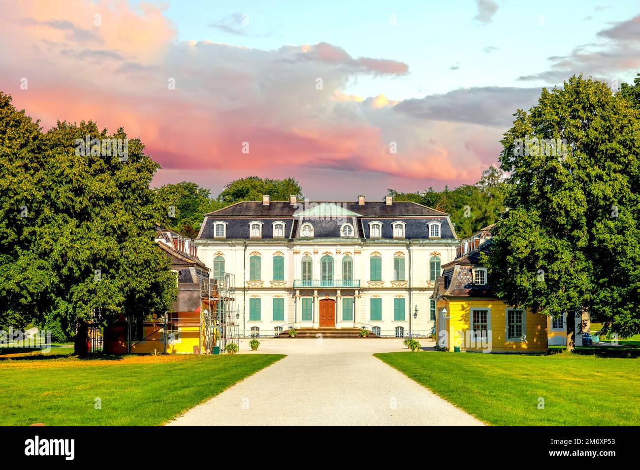 Castello Wilhelmsthal, Calden, Hessen, Germania Foto Stock