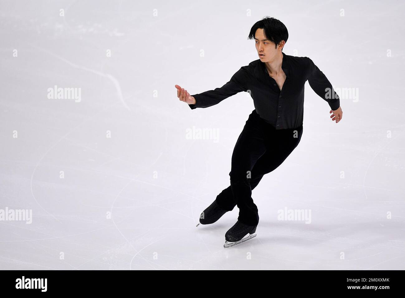 Torino, Italia. 08 dicembre 2022. La SOTA Yamamoto del Giappone compete nel Men Short Program durante il primo giorno della ISU Grand Prix of Figure Skating Final. Nicolò campo/Alamy Live News Foto Stock