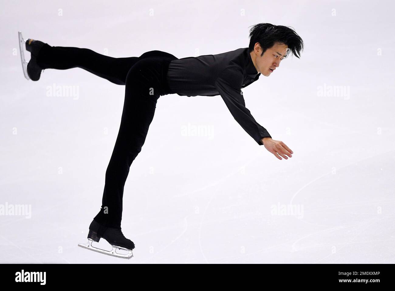 Torino, Italia. 08 dicembre 2022. La SOTA Yamamoto del Giappone compete nel Men Short Program durante il primo giorno della ISU Grand Prix of Figure Skating Final. Nicolò campo/Alamy Live News Foto Stock