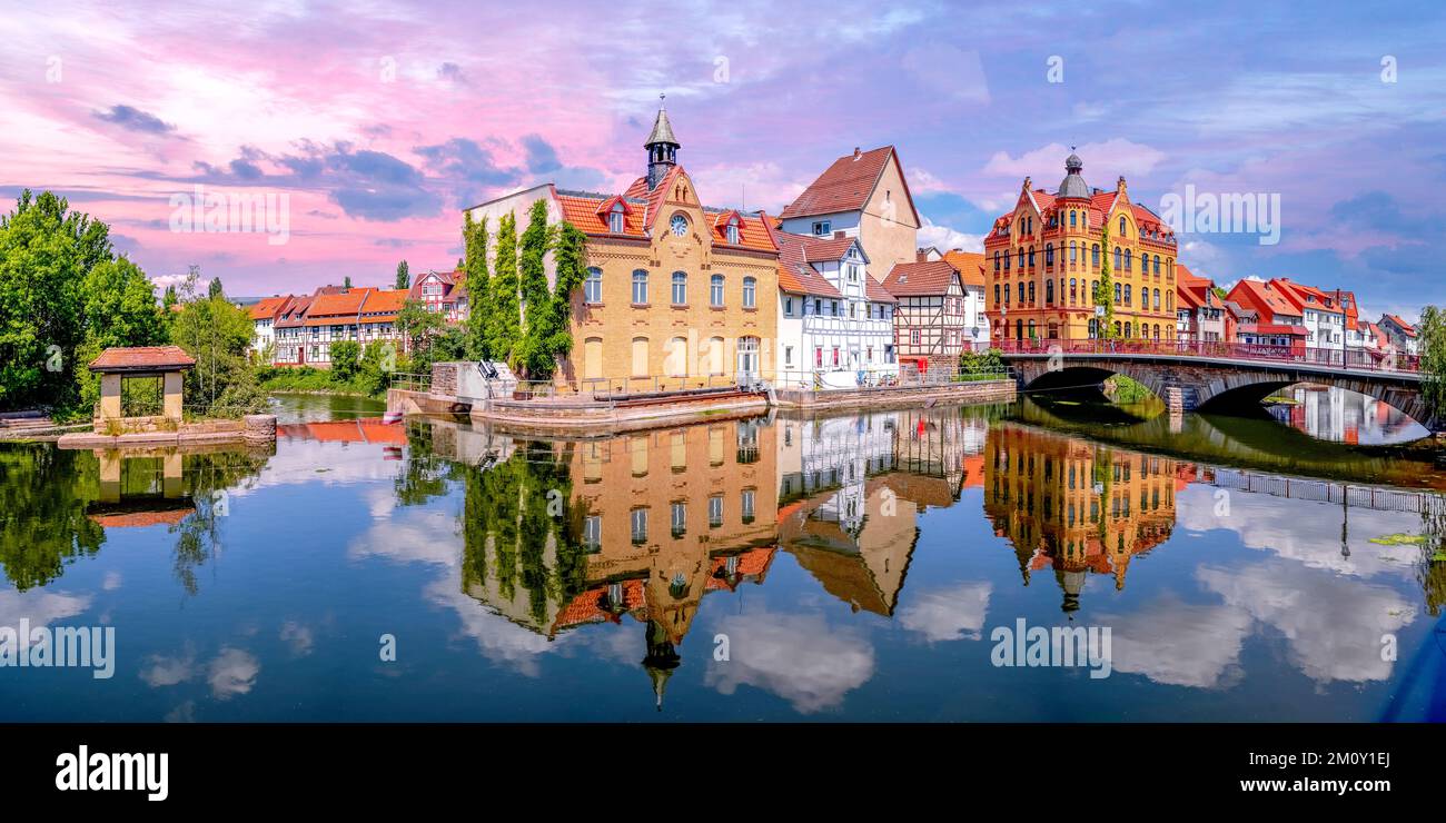 Città vecchia, Eschwege, Germania Foto Stock