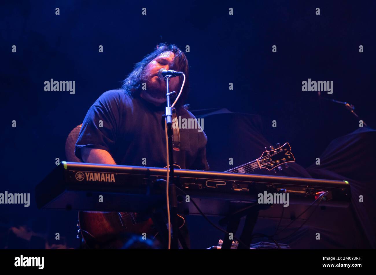 Wolfgang Van Halen di Mammoth WVH ha suonato presso L'OVO Hydro di Glasgow il 6th dicembre 2022 Foto Stock