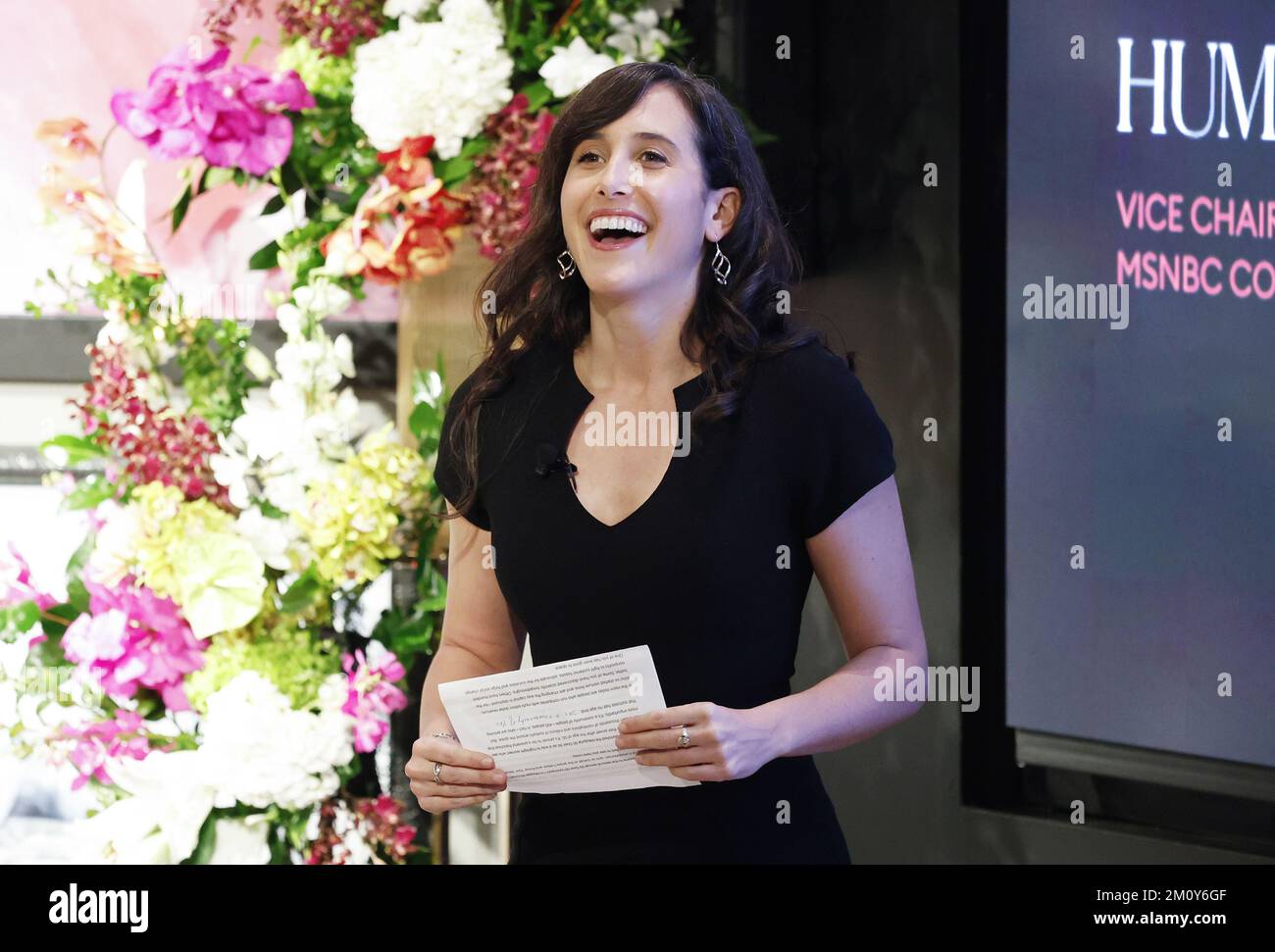 New York, Stati Uniti. 08th Dec, 2022. Editore, ForbesWomen Maggie McGrath parla alla 2022 Forbes 50 oltre 50 Celebration giovedì 8 dicembre 2022 a New York City. Foto di John Angelillo/UPI Credit: UPI/Alamy Live News Foto Stock