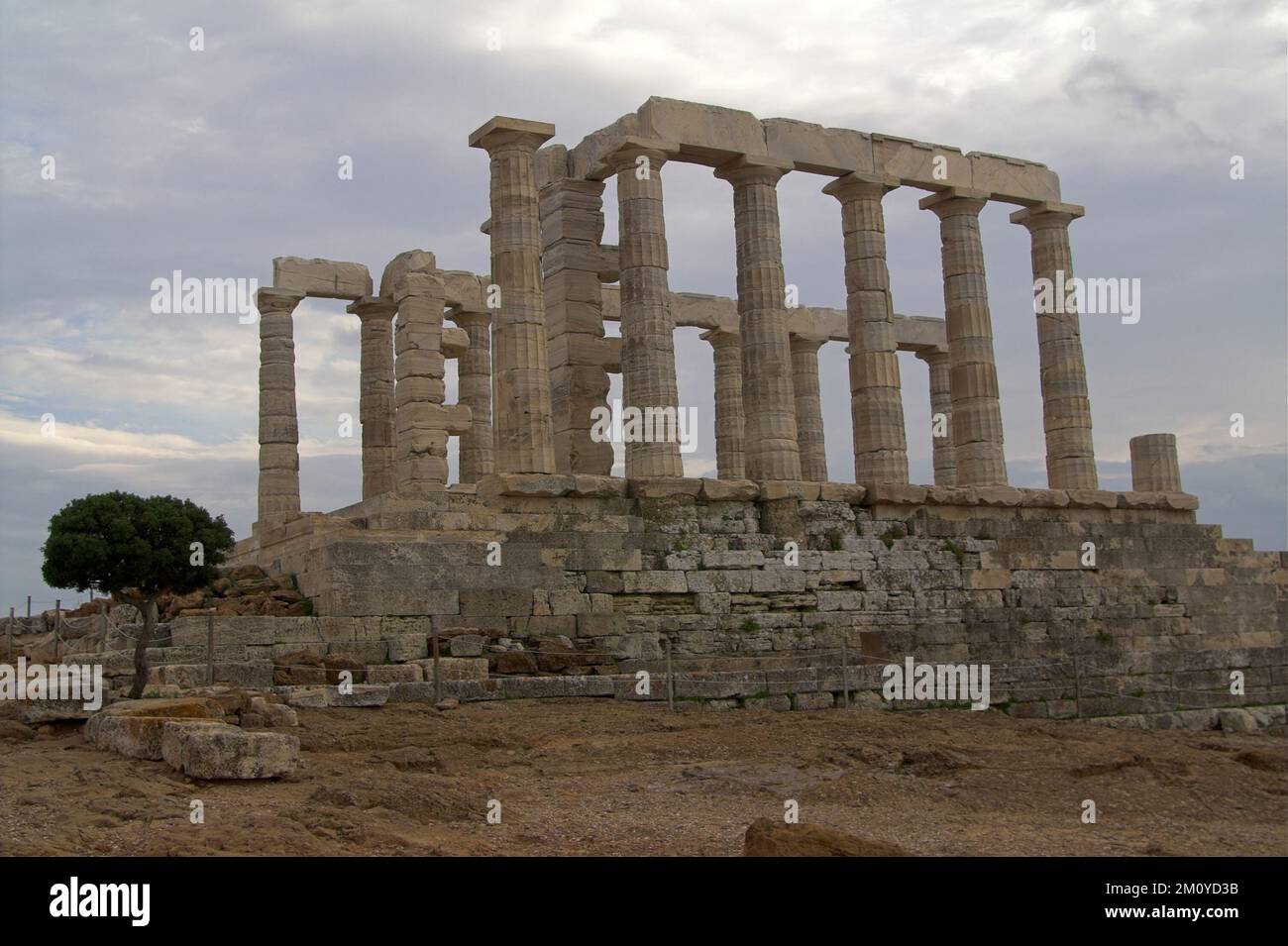 Sunion, Σούνιο, Capo Sunion, Grecia, Griechenland Foto Stock