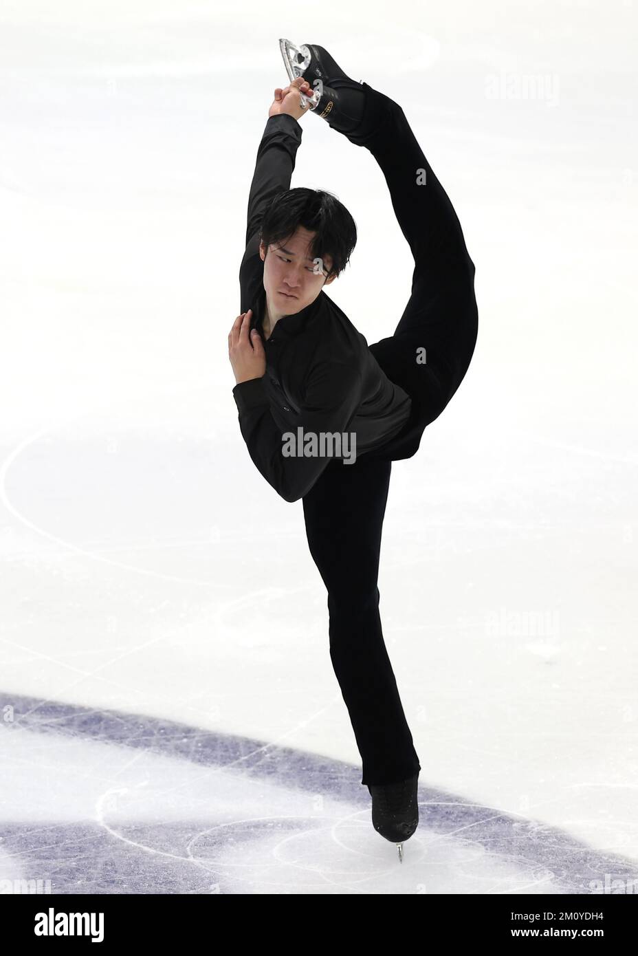 Torino, 8th dicembre 2022. La SOTA Yamamoto del Giappone si esibisce nel Short Program maschile a Palavela, Torino. Data foto: 8th dicembre 2022. Il credito di foto dovrebbe essere: Jonathan Moskrop/Sportimage Foto Stock