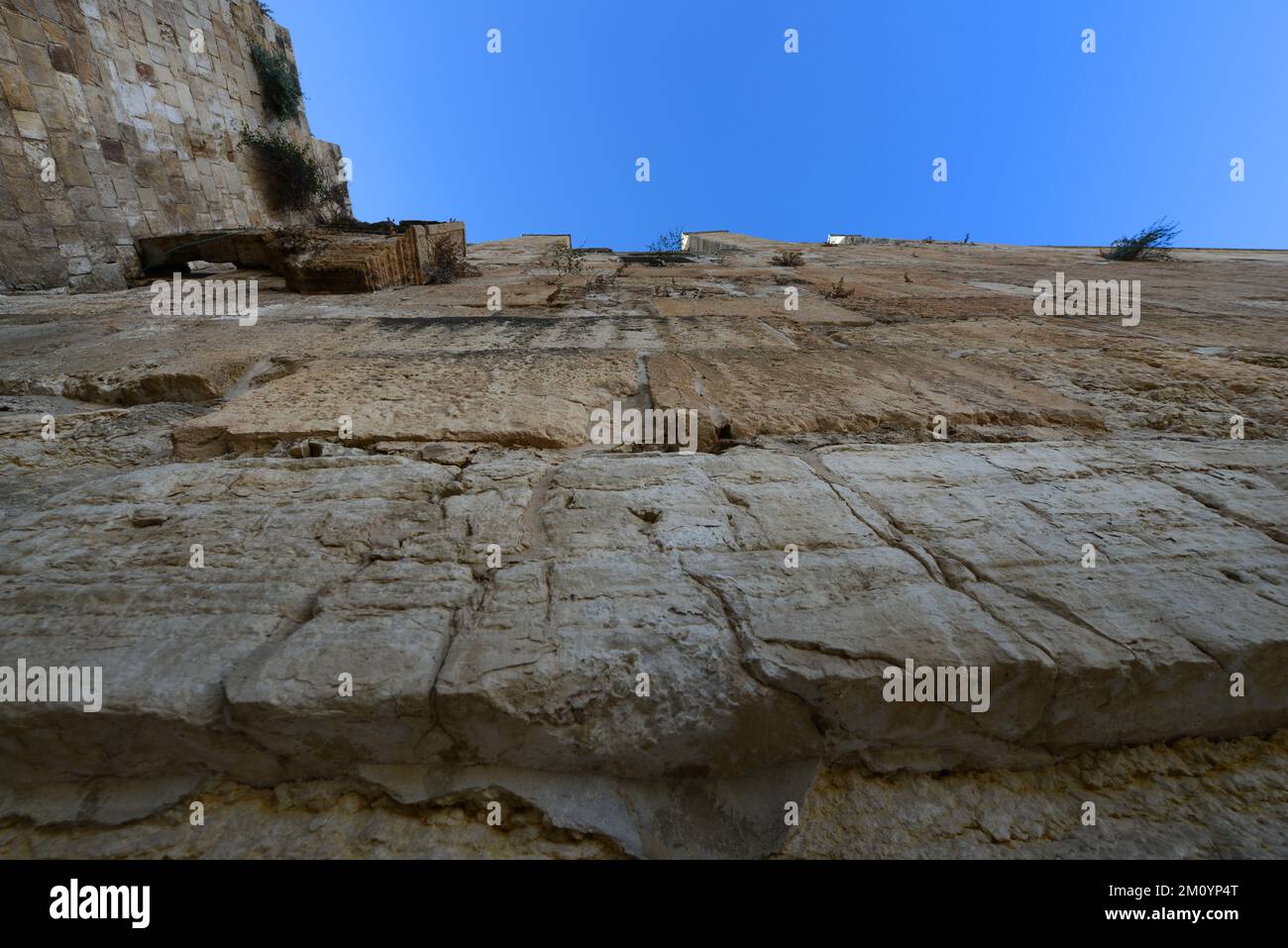 La porta occidentale (doppia) di Huldah alla parete meridionale del Monte del Tempio nel parco archeologico nella città vecchia di Gerusalemme, Israele. Foto Stock