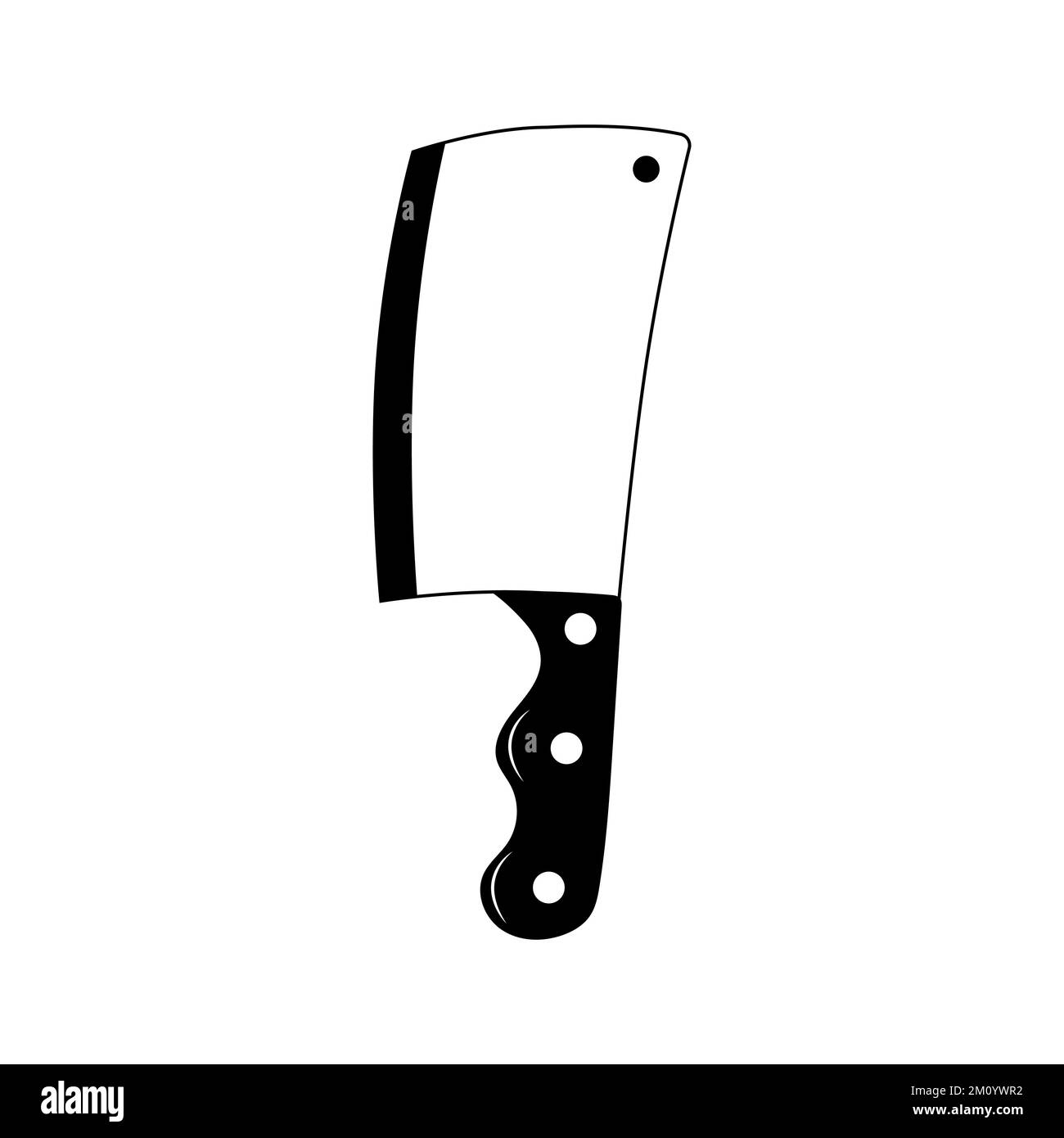 Tatuaggio a coltello in stile Y2K, 1990s, 2000s. Design dell'elemento emo Goth. Tatuaggio della vecchia scuola. Illustrazione vettoriale Illustrazione Vettoriale