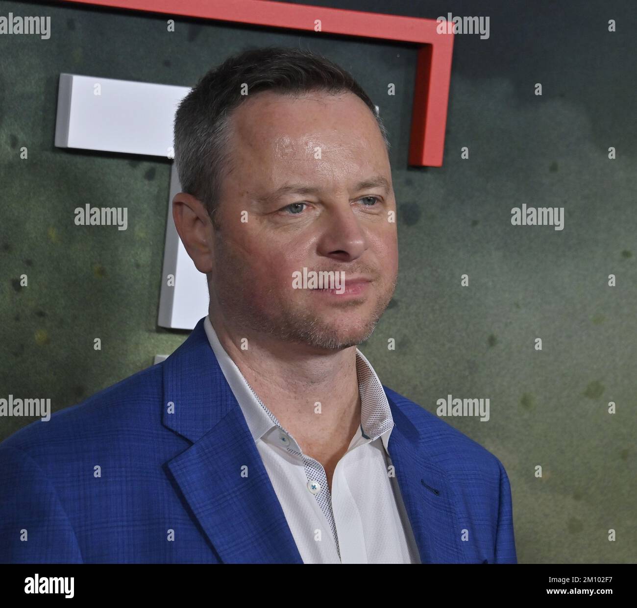 Los Angeles, Stati Uniti. 08th Dec, 2022. Alex Hawley partecipa alla prima serie televisiva di Netflix "The Recruit" all'AMC Grove di Los Angeles giovedì 8 dicembre 2022. Storia: Segue un avvocato della CIA che si impiglierà in una pericolosa politica di potere internazionale quando un ex bene minaccia di esporre la natura del suo rapporto a lungo termine con l’agenzia. Foto di Jim Ruymen/UPI Credit: UPI/Alamy Live News Foto Stock