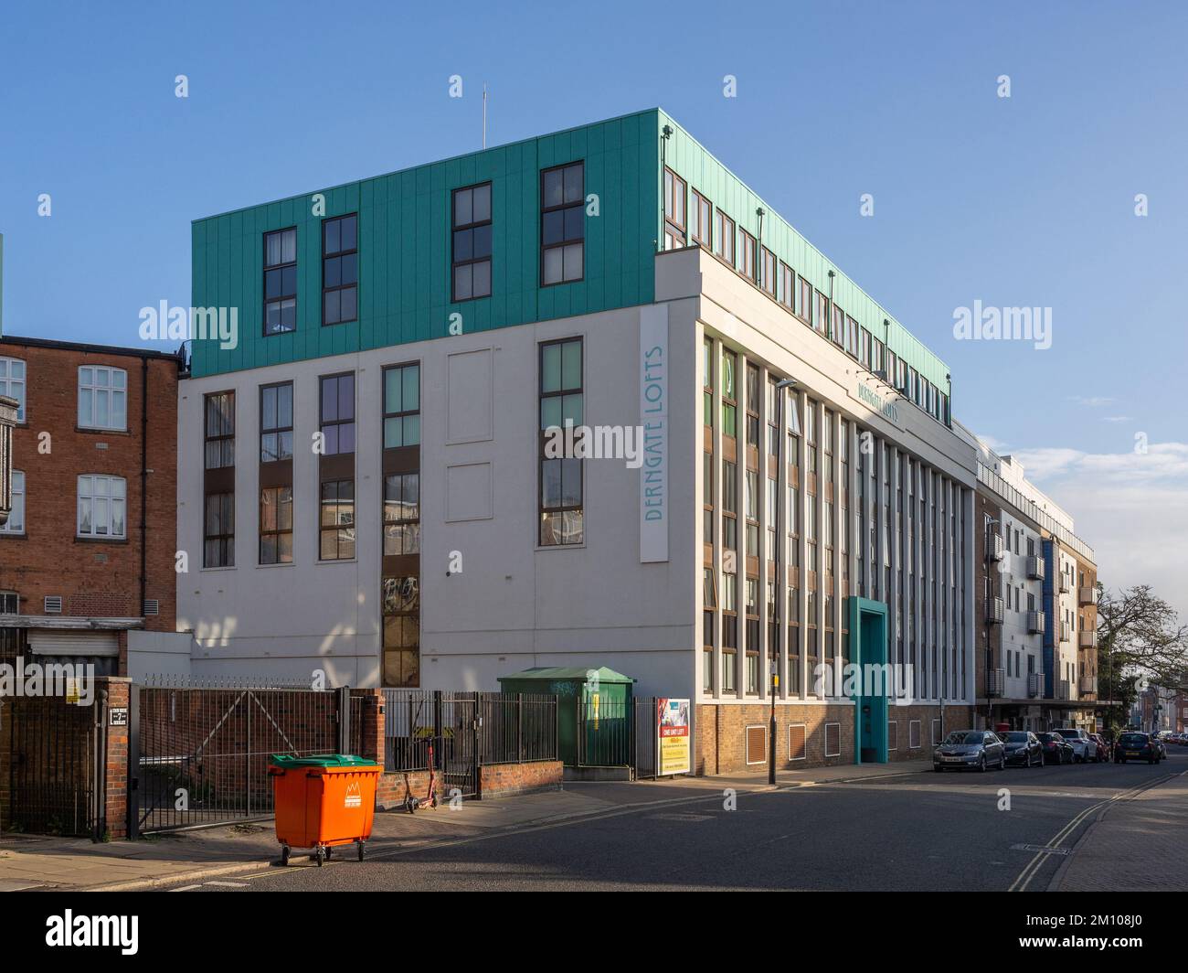 Derngate Lofts, uno sviluppo di alta fine appartamenti dalla conversione del vecchio Herald e uffici postali, Northampton, Regno Unito Foto Stock