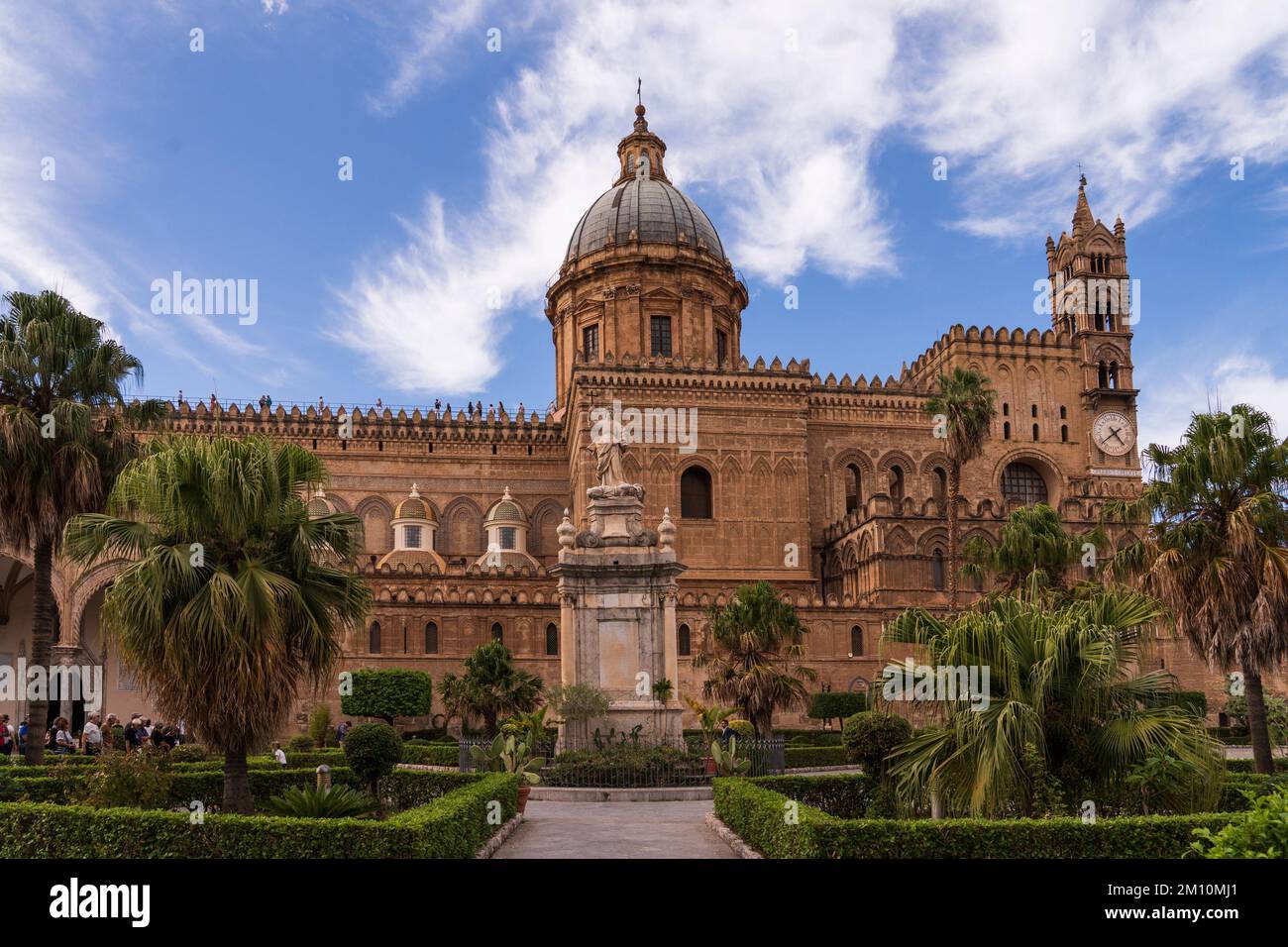 La cattedrale di Palermo, Assunzione della vergine Maria, costruita dai Normanni. Sicilia. Italia. Foto Stock