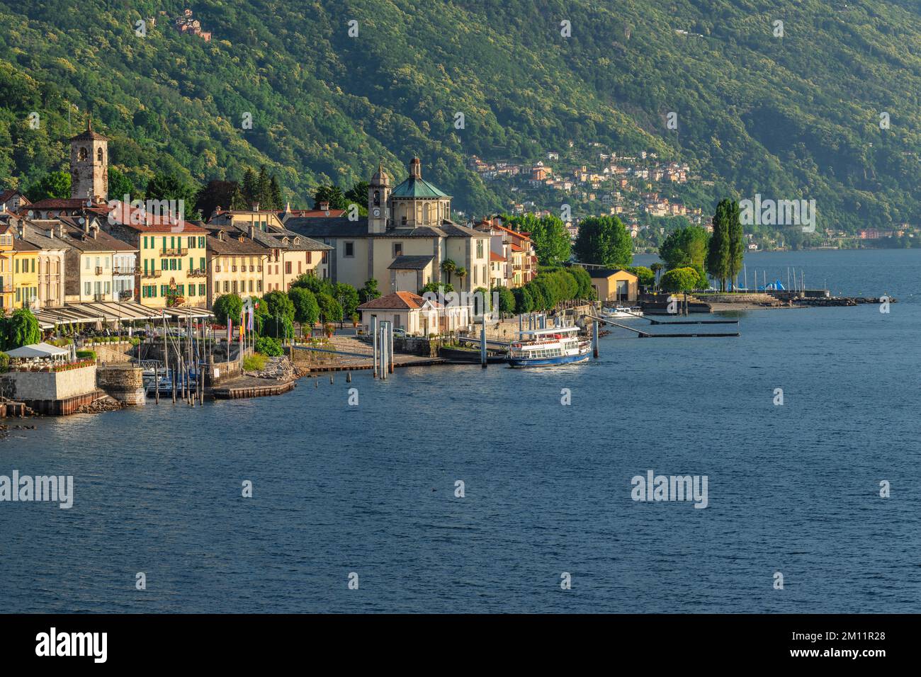 Cannobio sul Lago Maggiore, Piemonte, Italia Foto Stock