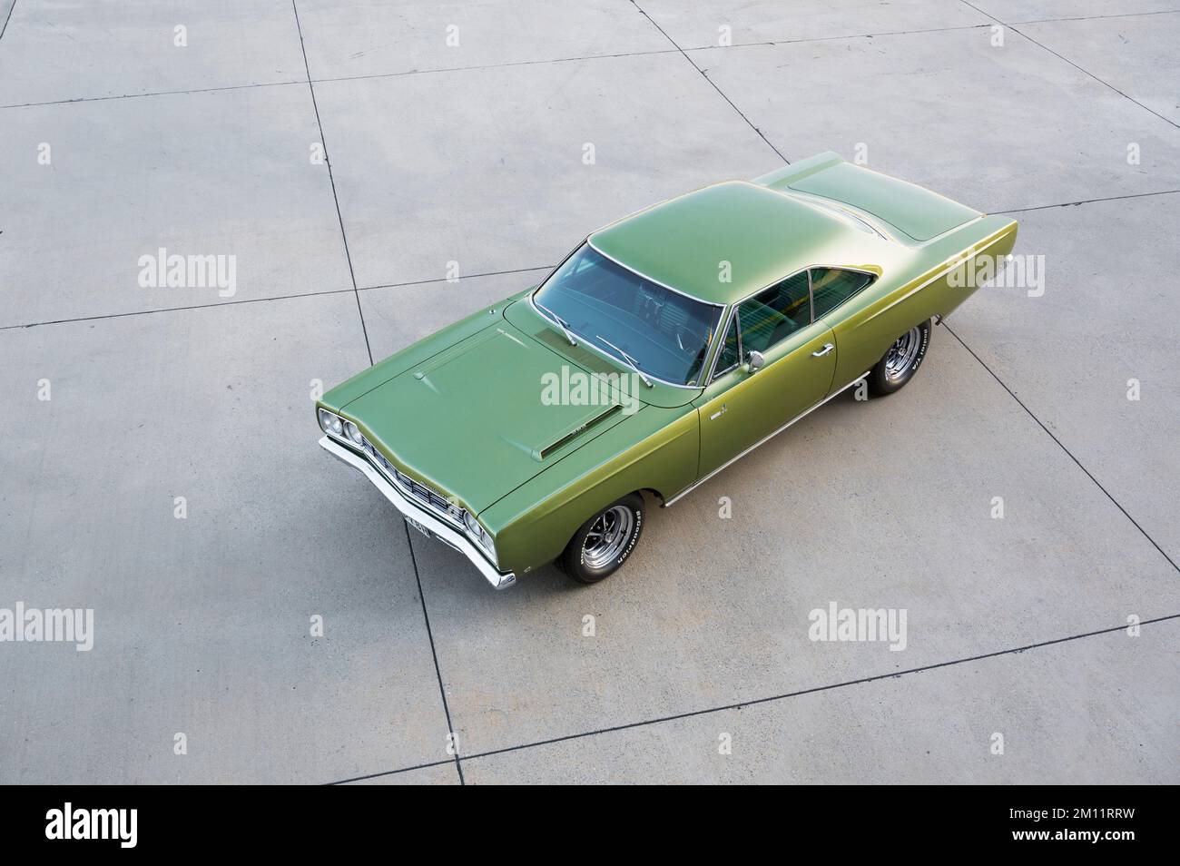 Plymouth Road Runner, anno di costruzione 1968, muscle car, auto classica, auto classica, Mopar, Auto classica, Germania Foto Stock