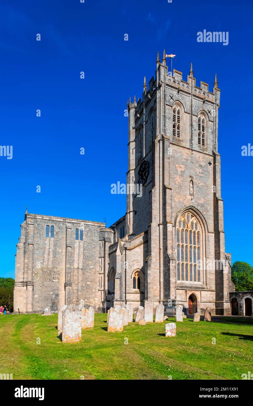 Inghilterra, Dorset, Christchurch, Christchurch Priory Foto Stock
