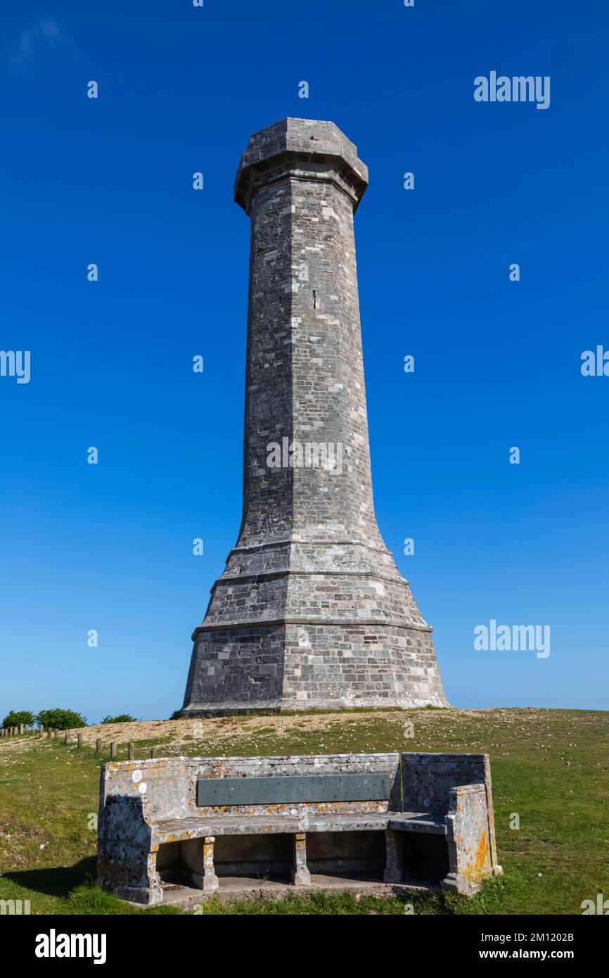 Inghilterra, Dorset, Abbotsbury, Thomas Hardy Monument Foto Stock