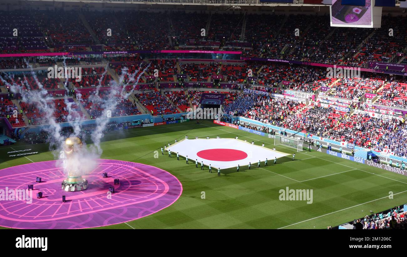 Costa Rica vs Giappone nella Coppa del mondo Qatar 2022 Foto Stock