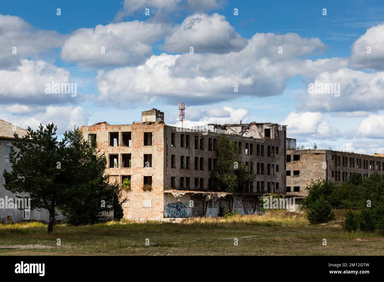 Europa, Polonia, Voivodato della Pomerania Occidentale, Borne Sulinowo Foto Stock