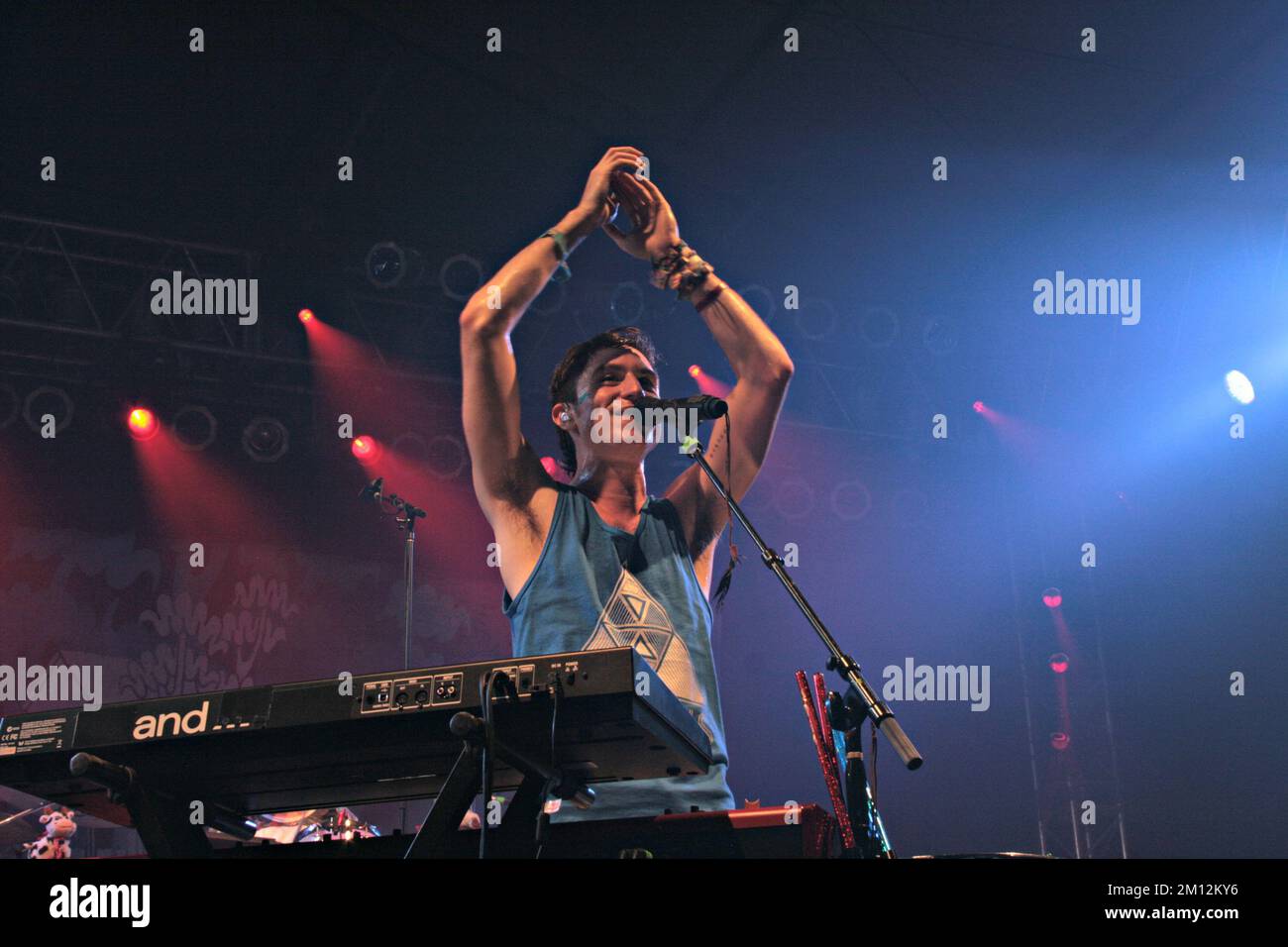 Il Bonnaroo Music and Arts Festival - Walk the Moon Foto Stock