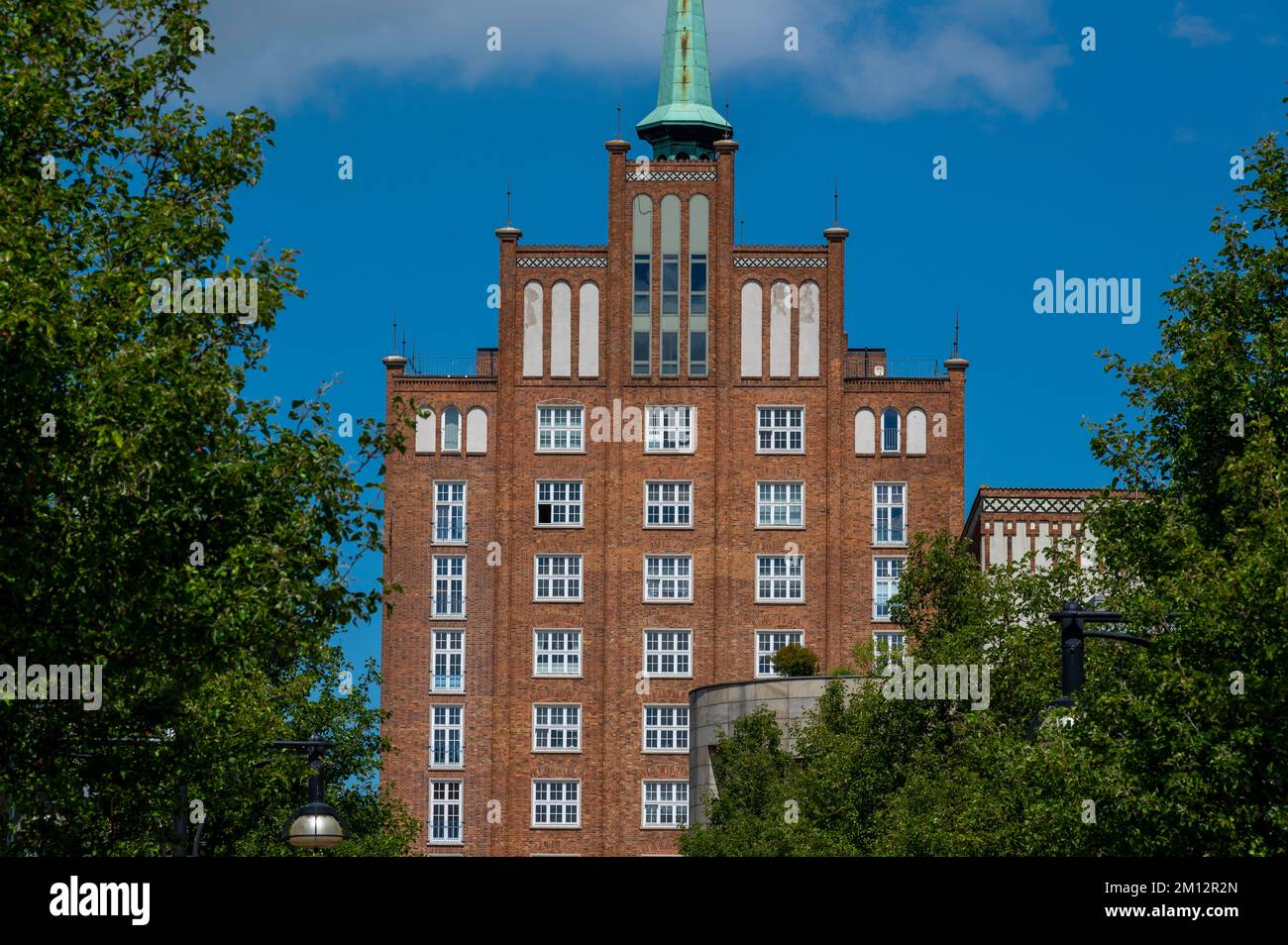 Germania, Meclemburgo-Pomerania occidentale, Mar Baltico, Città anseatica di Rostock, Koepenicker Strasse Foto Stock