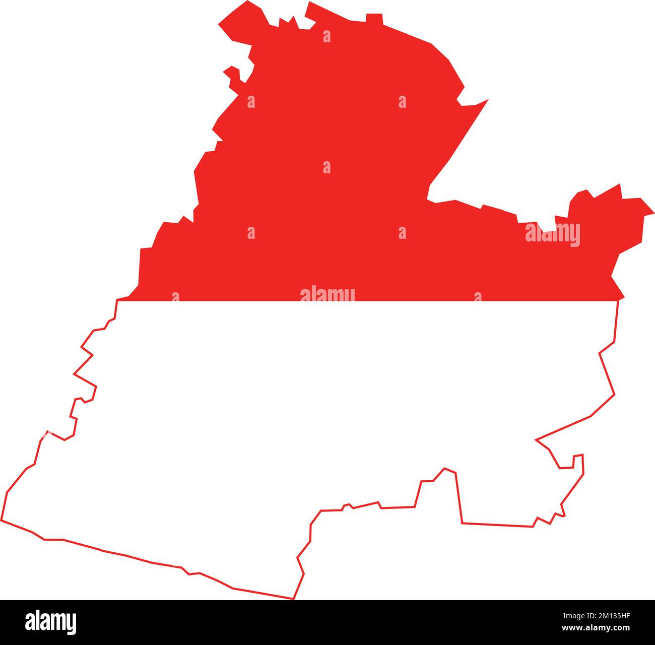 Bandiera di MINDEN, GERMANIA Illustrazione Vettoriale