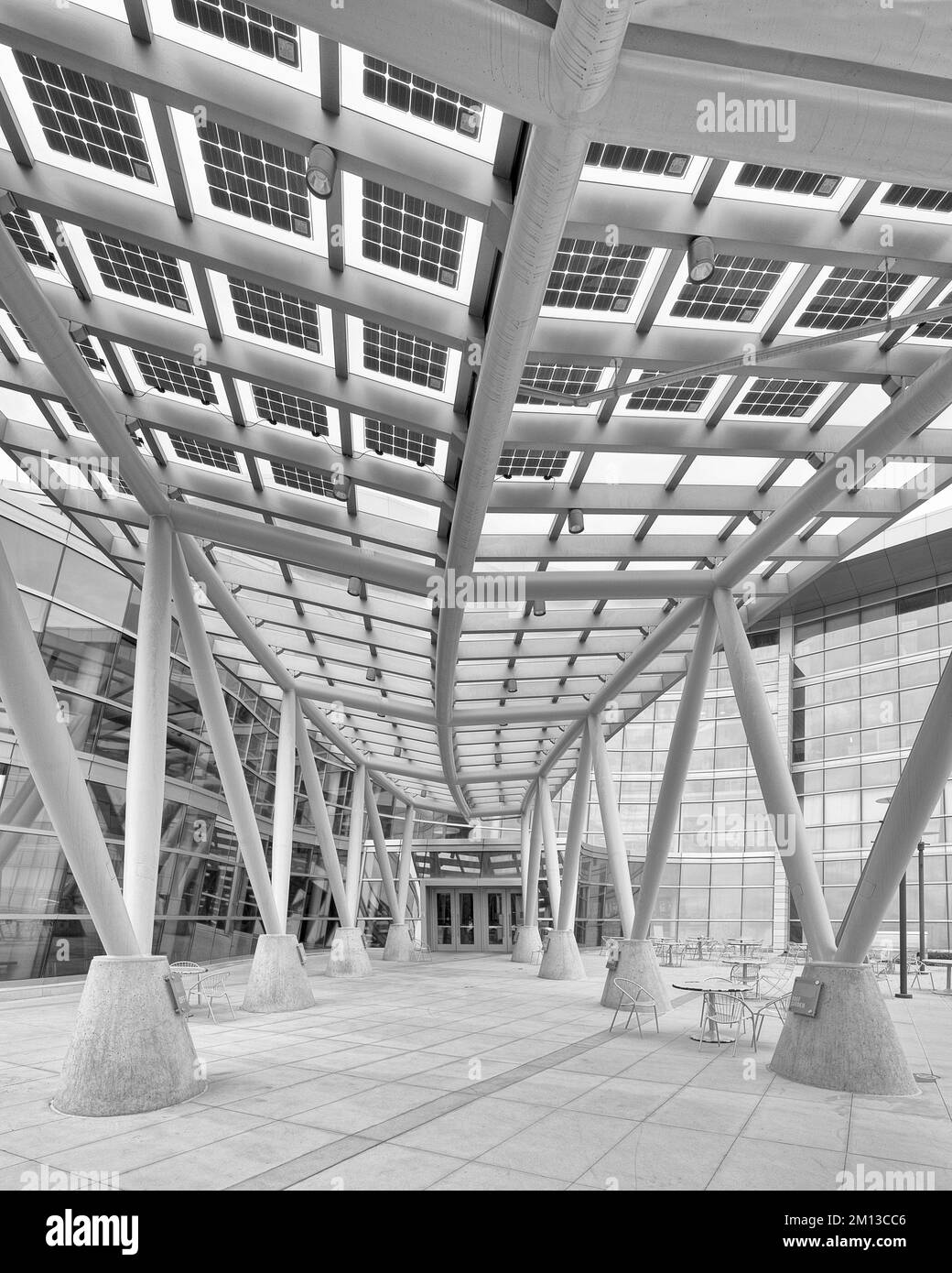 Edificio della sicurezza pubblica di Salt Lake City nel centro di Salt Lake City, Utah Foto Stock