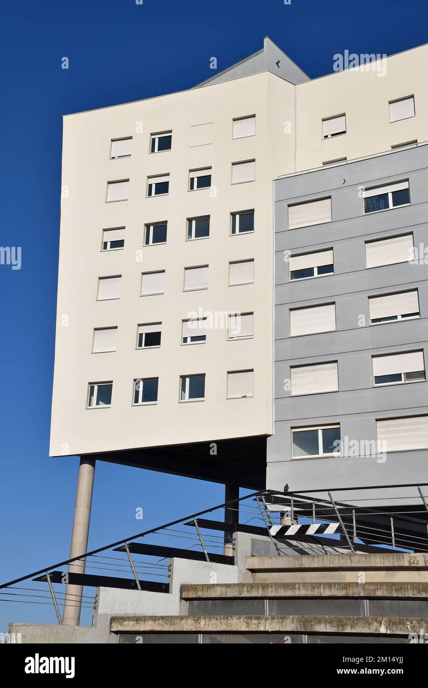 Tolosa, Francia, Résidence étudiant Aragon, University Hall of Residence con 222 appartamenti tipo T1 e T2 nel quartiere di Arènes, aperto nel 1994 Foto Stock