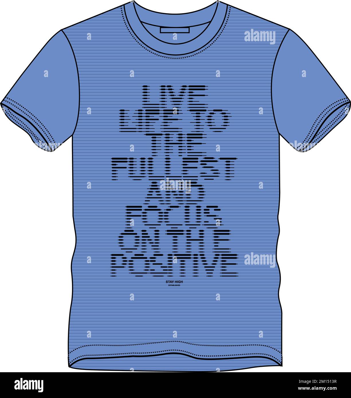 T-shirt e design di abbigliamento con effetto grunge e scritte testurizzate. Stampa vettoriale, tipografia, poster, emblema. Illustrazione Vettoriale