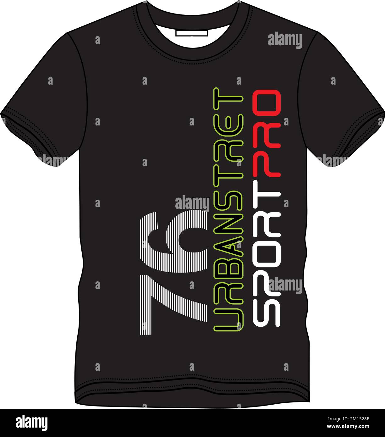 T-shirt e design di abbigliamento con effetto grunge e scritte testurizzate. Stampa vettoriale, tipografia, poster, emblema. Illustrazione Vettoriale
