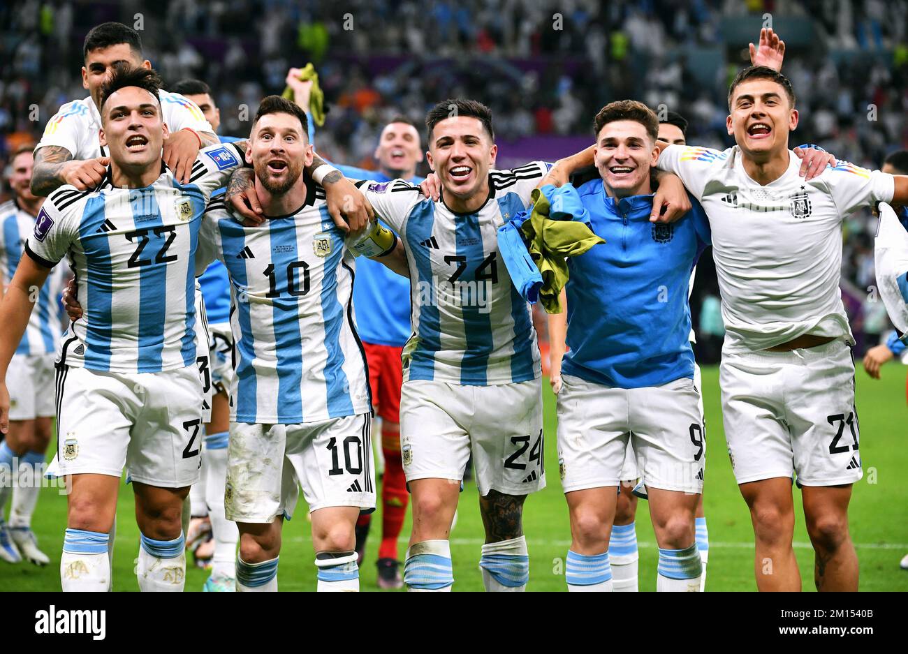 Coppa del mondo di calcio 2022, Qatar, Lusail iconic Stadium, Quarter Final; Paesi Bassi vs Argentina Foto Stock