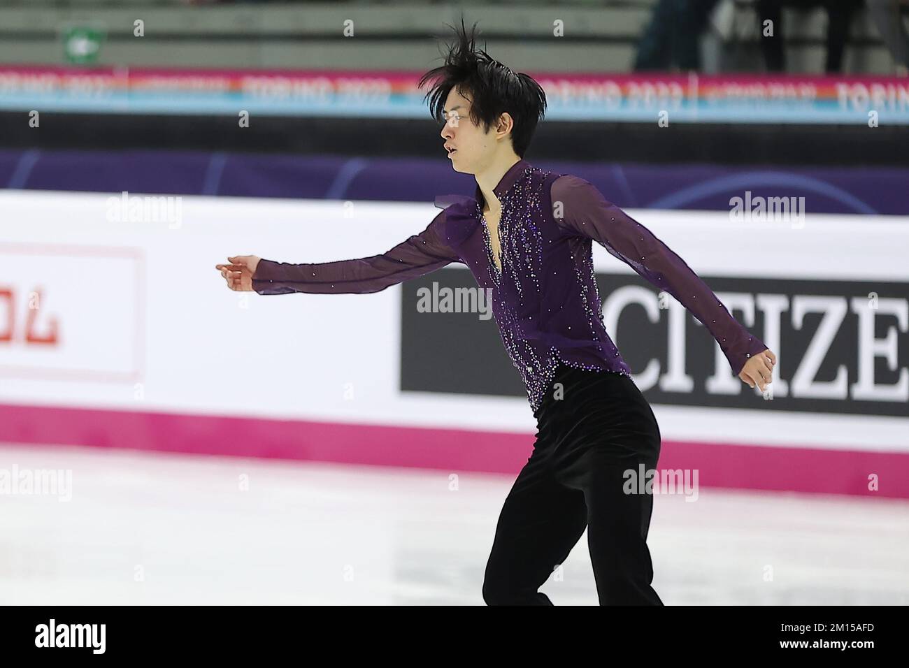 Torino, Italia. 10th Dec, 2022. Sota Yamamoto (Jpn) Men Free Skating durante il Gran Premio di Figura Skating finale Torino 2022 (Italia) Credit: Independent Photo Agency/Alamy Live News Foto Stock