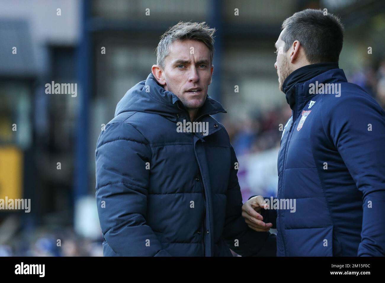 Ipswich, Regno Unito. 10th Dec, 2022. Kieran McKenna manager di Ipswich Town durante la partita Sky Bet League 1 Ipswich Town vs Peterborough a Portman Road, Ipswich, Regno Unito, 10th dicembre 2022 (Foto di Arron Gent/News Images) a Ipswich, Regno Unito il 12/10/2022. (Foto di Arron Gent/News Images/Sipa USA) Credit: Sipa USA/Alamy Live News Foto Stock