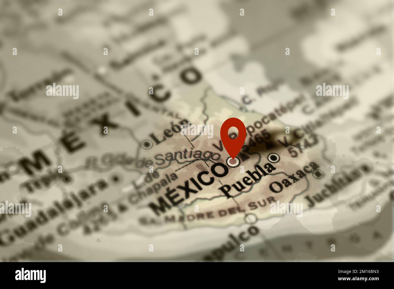 Mappa orografica delle Isole Salomone nel Pacifico sudoccidentale. Con riferimenti in inglese. Concetto di cartografia, viaggi, turismo, geografia. Diverso Foto Stock