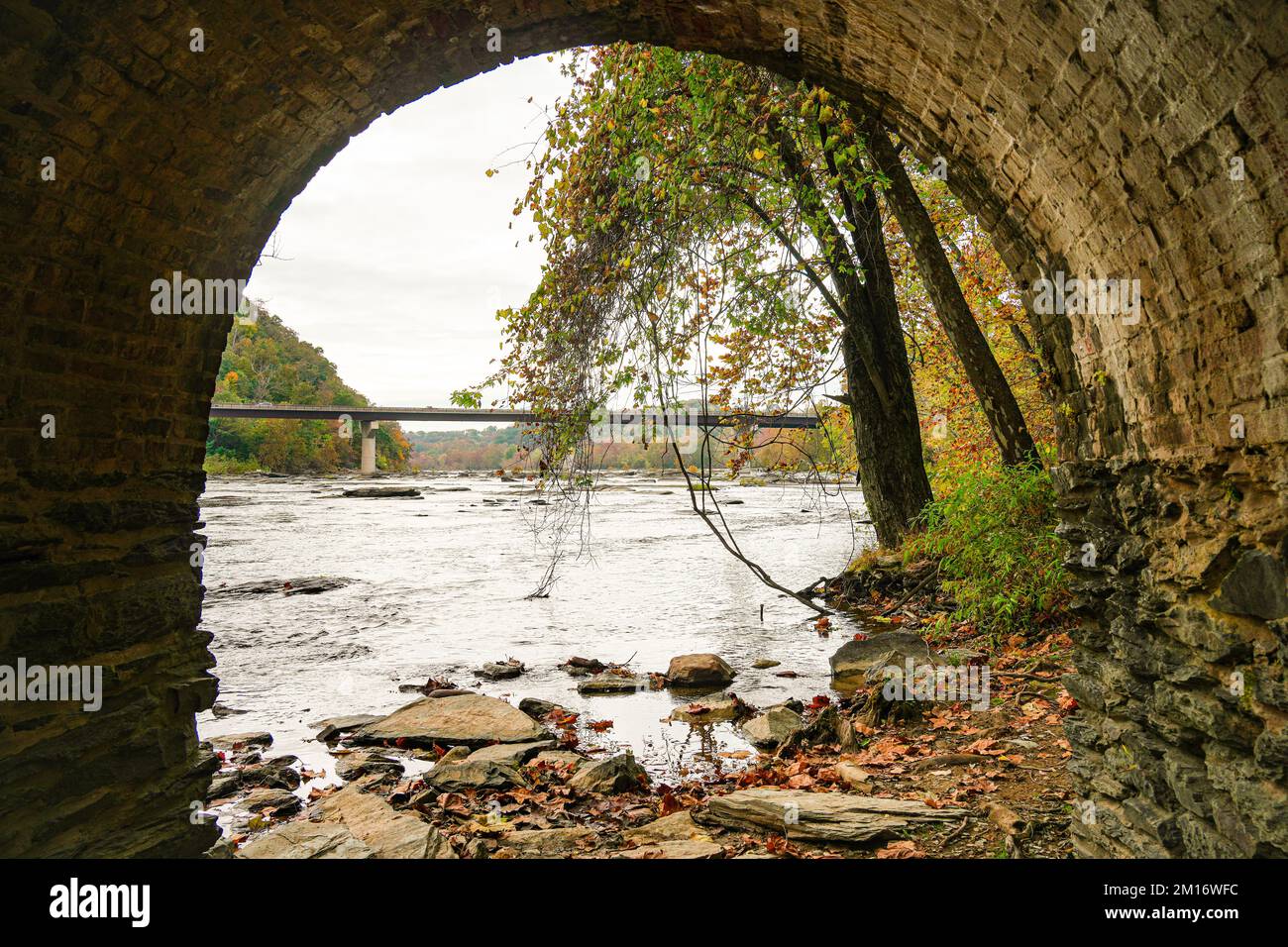 Shenandoah River, Harpers Ferry, West Virginia Foto Stock