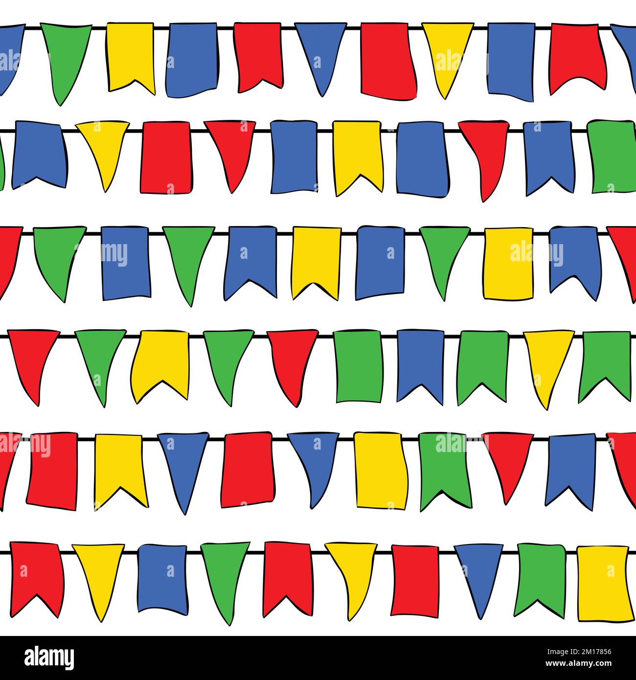 12m Bandierine Triangolari Colorate – Ghirlanda Di 42 Bandiere In Cotone, Ideale Per Feste, Compleanni E Pasqua, Per Interni Ed Esterni