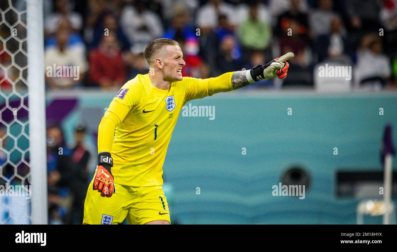 Doha, Qatar. 10th Dec, 2022. Torwart Jordan Pickford (Inghilterra) Inghilterra - Francia Inghilterra - Frankreich World Cup 2022 in Qatar 10.12.2022 Credit: Mori Foto Stock