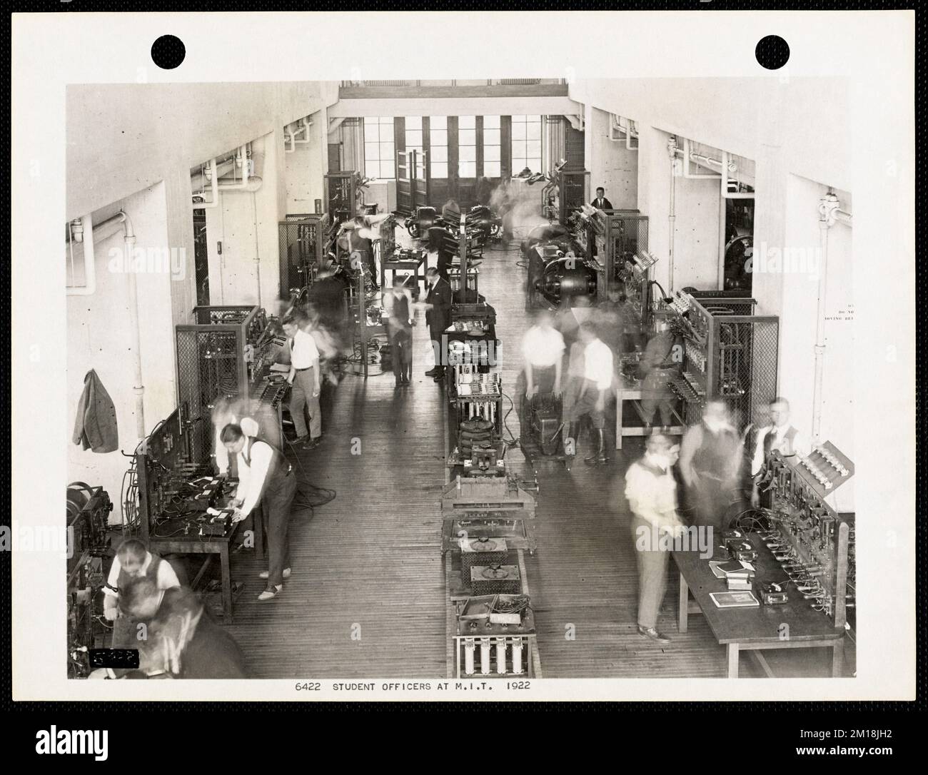 Ufficiali studenteschi del MIT , industria di Ordnance, cadetti, ufficiali militari, università & college, Massachusetts Institute of Technology. Record degli Stati Uniti Esercito operativo Foto Stock
