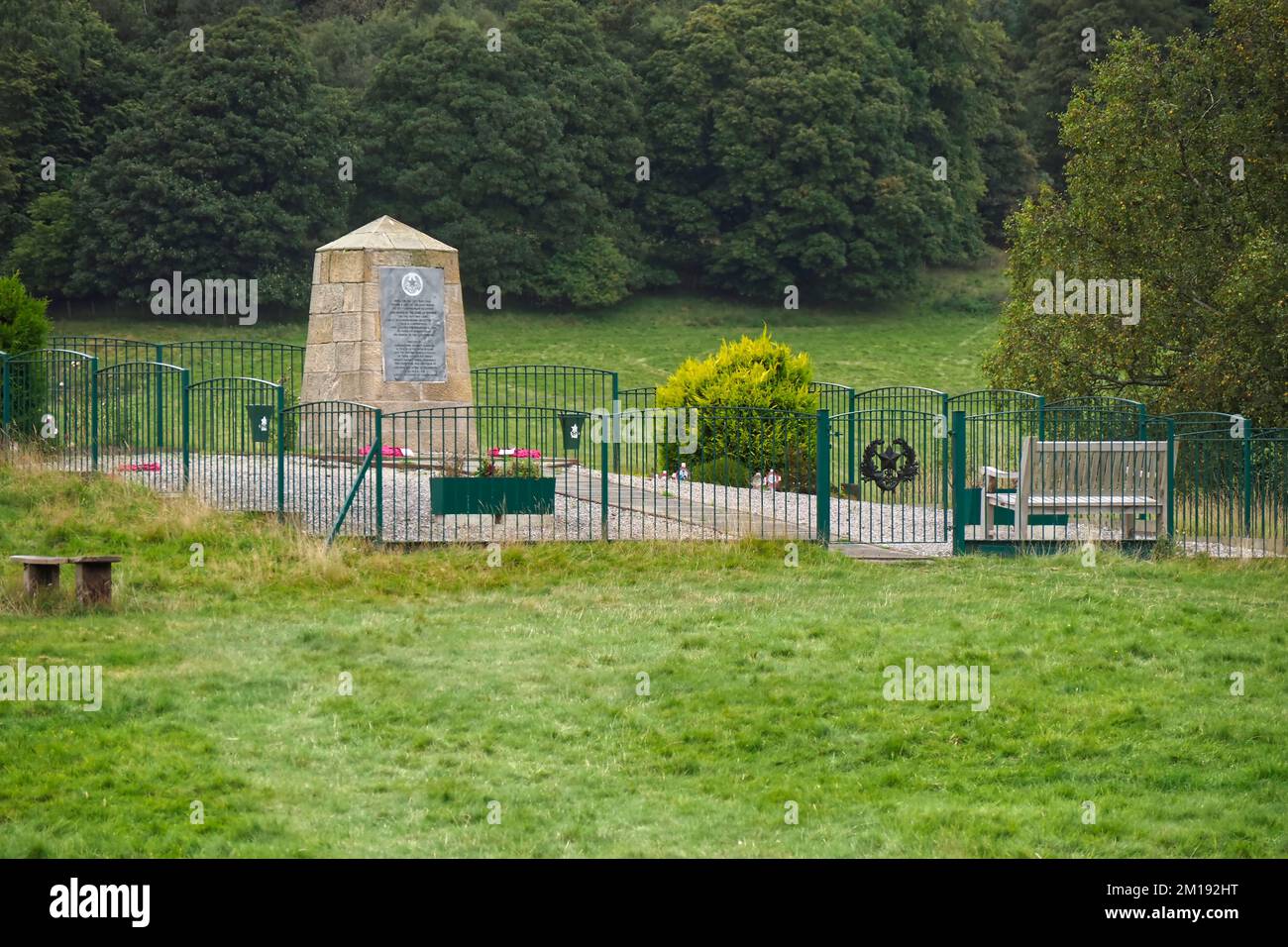 Cameroniani (Scottish Rifles) Memorial, Douglas, South Lanarkshire, Scotland, UK Foto Stock