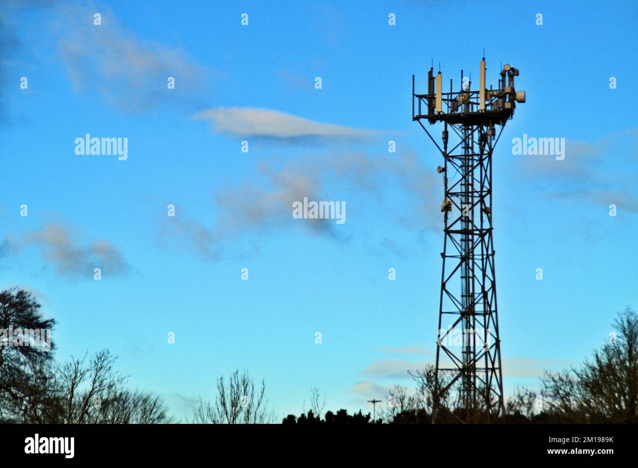 Telefono cellulare Tower Foto Stock