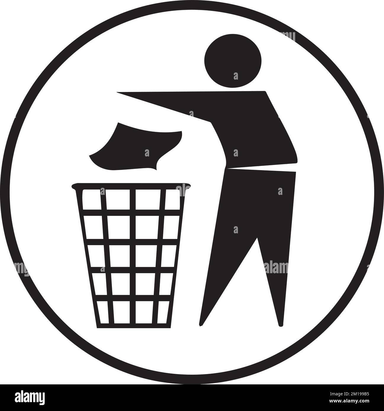 Simbolo del simbolo della lettiera, contenitori per rifiuti, cestelli per  carta di scarto, simbolo di riciclaggio, contenitore per riciclaggio, icona  riciclaggio rifiuti Immagine e Vettoriale - Alamy