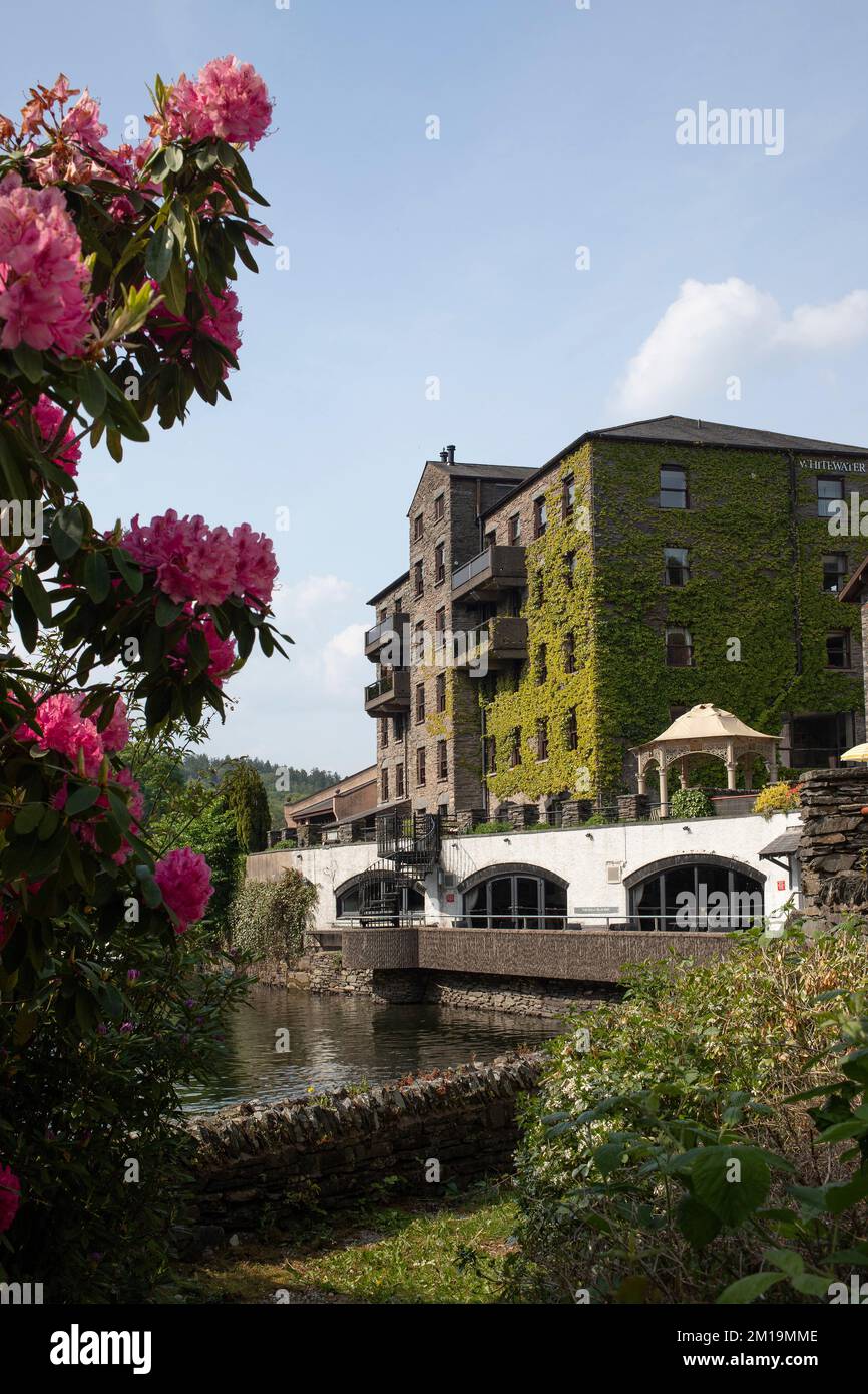 Whitewater Hotel, Backbarrow, Ulverston Cumbria Foto Stock