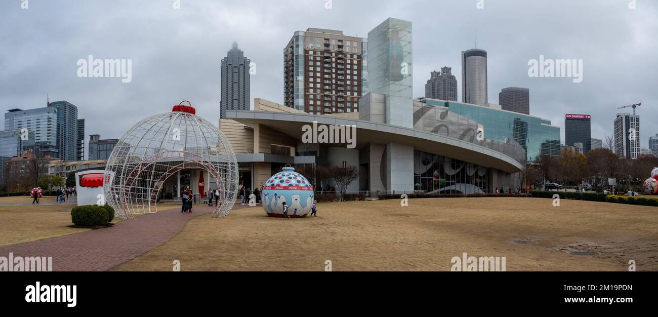 L'esterno del World of Coca Cola Foto Stock