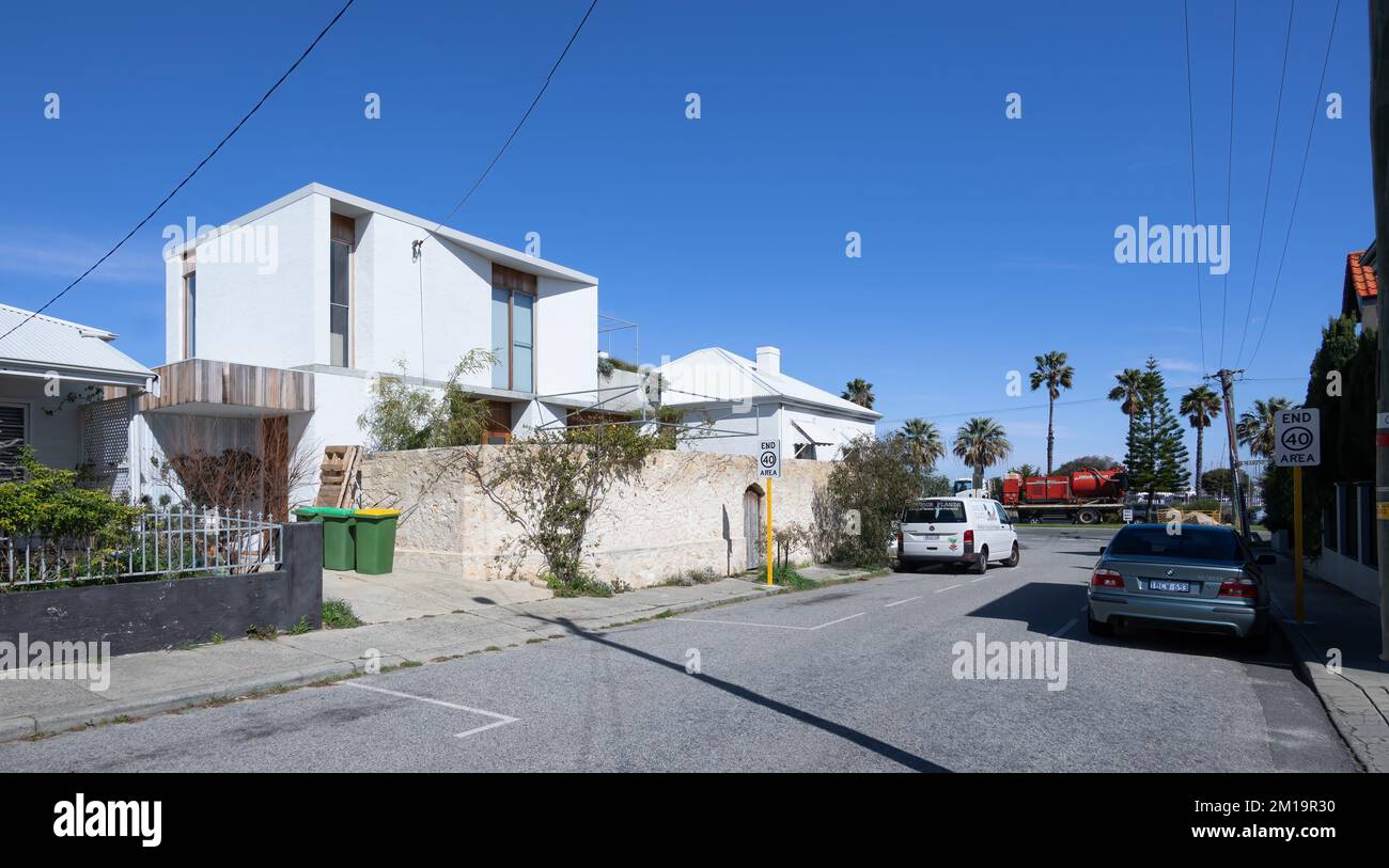 Fremantle, WA, Australia - Marine Terrace House di Cast Studio Foto Stock