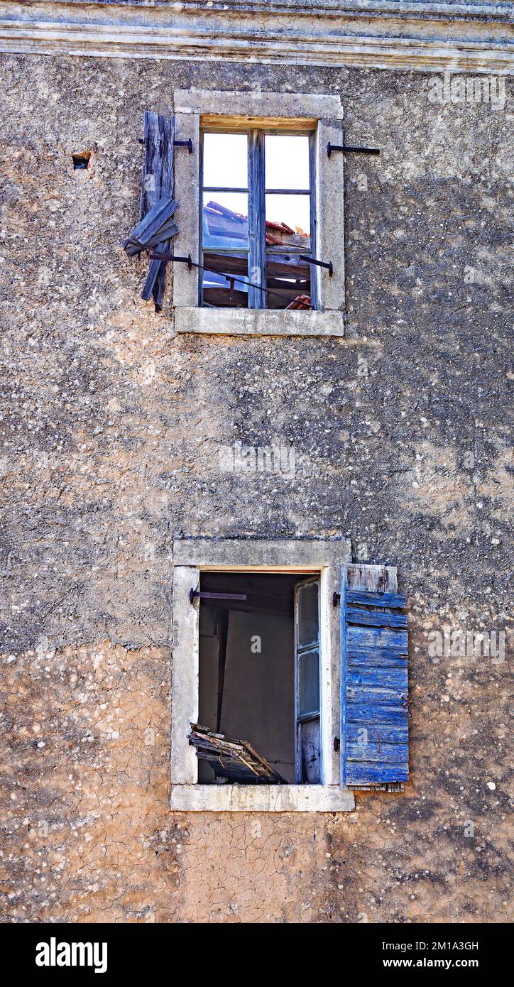 Vista di giardini, strade e vicoli di Zara, Dalmazia in Croazia, Europa Foto Stock