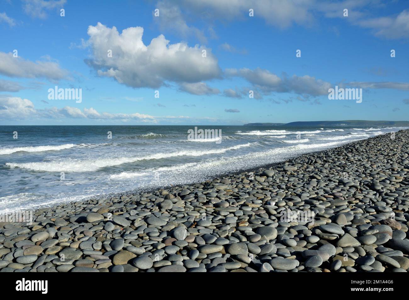 Ciottoli a Northam, North Devon Foto Stock