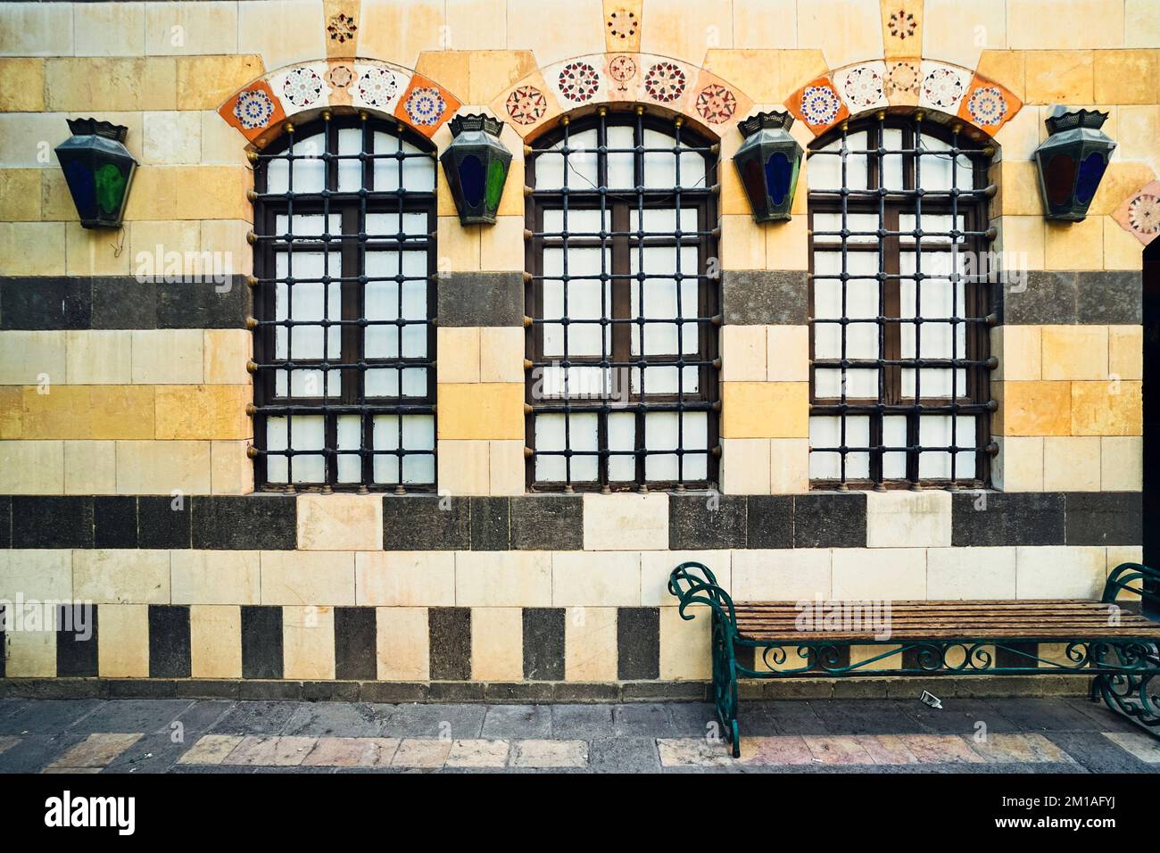 Al Azem Palace (Palazzo di AS'ad, Pasha al-'Azm) Damasco, Siria Foto Stock