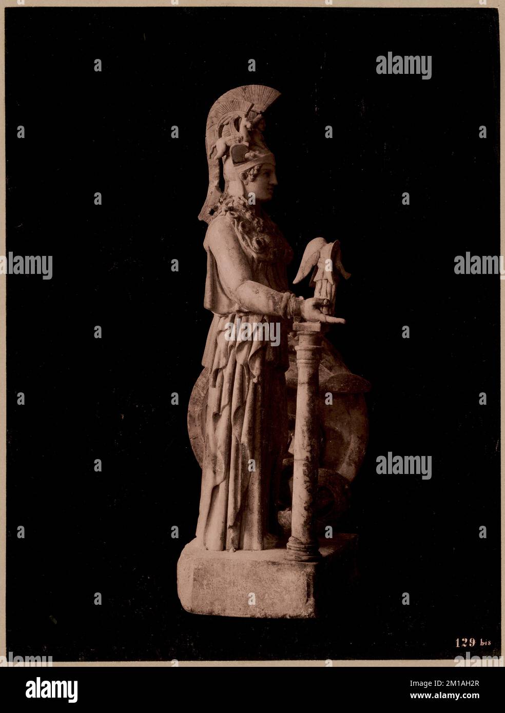 Varvakeion Athena , Antichità, scultura, Dee, Dea greca Athena. Collezione Nicholas Catsimpoolas Foto Stock